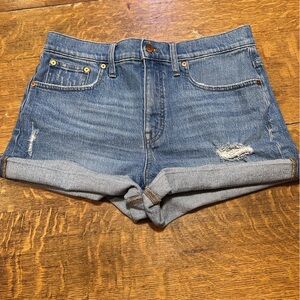 Madewell‎ high rise denim shorts sz 29 blue women’s shortie jean
